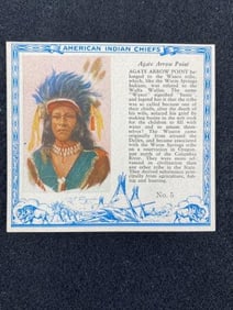 Red Man Indian Card