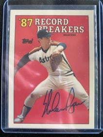 1988 Nolan Ryan Authentic Autograph Hand Signed by Nolan Ryan