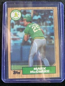 1987 Topps Mark McGwire
