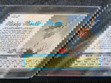 1961 Mickey Mantle Post Card