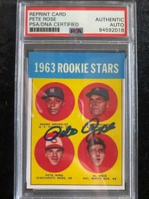 Pete Rose Authentic Autograph Hand Signed by Pete Rose