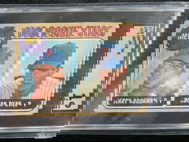 1968 Topps Nolan Ryan & Jerry Koosman Rookie Card