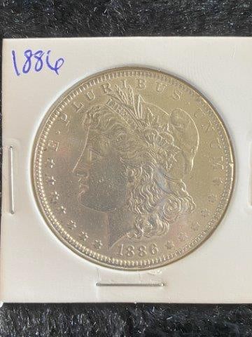 Morgan Silver Dollar: Please see picture for measurement. Now taking in consignments for pre-1980 baseball cards , coins & arrowheads etc. Call anytime for details 501-590-6771. KEY WORDS: NATIVE AMERICAN INDIAN ARTIFACT A