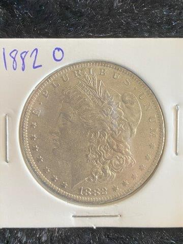 Morgan Silver Dollar: Please see picture for measurement. Now taking in consignments for pre-1980 baseball cards , coins & arrowheads etc. Call anytime for details 501-590-6771. KEY WORDS: NATIVE AMERICAN INDIAN ARTIFACT A