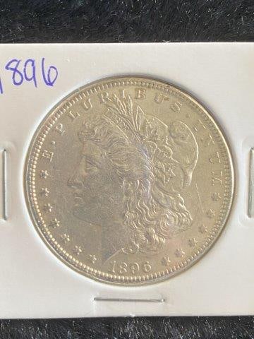 Morgan Silver Dollar: Please see picture for measurement. Now taking in consignments for pre-1980 baseball cards , coins & arrowheads etc. Call anytime for details 501-590-6771. KEY WORDS: NATIVE AMERICAN INDIAN ARTIFACT A