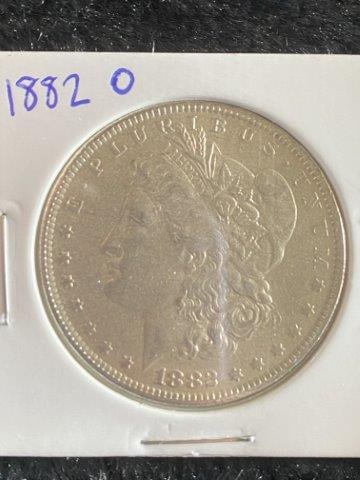 Morgan Silver Dollar: Please see picture for measurement. Now taking in consignments for pre-1980 baseball cards , coins & arrowheads etc. Call anytime for details 501-590-6771. KEY WORDS: NATIVE AMERICAN INDIAN ARTIFACT A