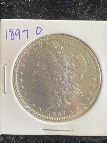 Morgan Silver Dollar: Please see picture for measurement. Now taking in consignments for pre-1980 baseball cards , coins & arrowheads etc. Call anytime for details 501-590-6771. KEY WORDS: NATIVE AMERICAN INDIAN ARTIFACT A