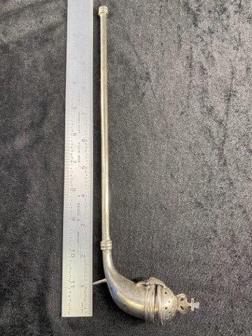 Hudson Bay Silver Trade Pipe London on Stem 1799 on Stem WS & HB on Stem (1 of 7)