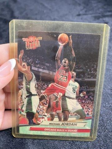 1993 Fleer Michael Jordan Basketball Card: Please see picture for measurement. Now taking in consignments for pre-1980 baseball cards , coins & arrowheads etc. Call anytime for details 501-590-6771. KEY WORDS: NATIVE AMERICAN INDIAN ARTIFACT A