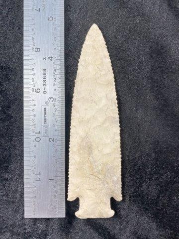 4 & 3/4" Finely Serated Knobbed Hardin from Missouri from the Ed. J. Bergman Collection (1 of 3)