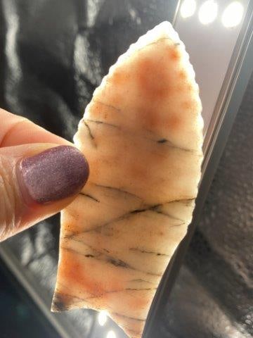 Novaculite Dalton 3 & 1/16" Arrowhead Indian Artifact (1 of 6)