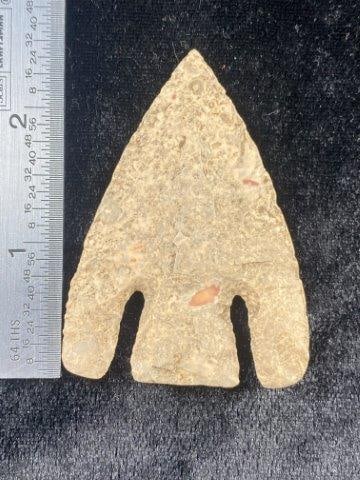 Calf Creek 2 & 1/2" Arrowhead Indian Artifact (1 of 5)
