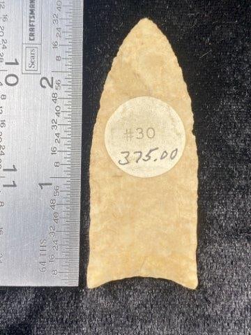 Clovis 2 & 5/8" Arrowhead Indian Artifact (1 of 5)