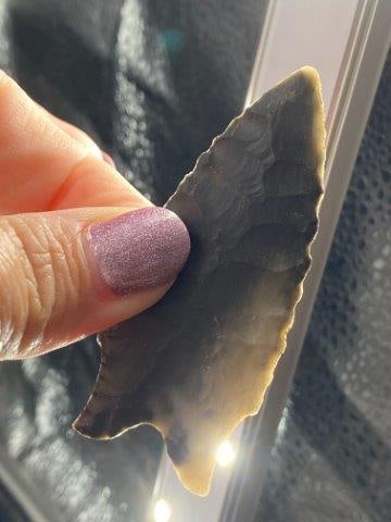 Novaculite Dalton 2 & 3/4" Arrowhead Indian Artifact (1 of 6)