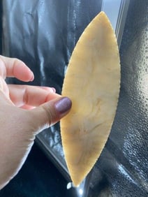 Novaculite Caddo Blade 6 & 7/8" Arrowhead Indian Artifact