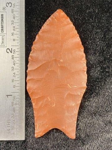 Hazle Clovis 2 & 13/16" Arrowhead Indian Artifact (1 of 6)