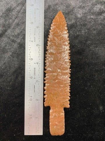 Mahogony Obsidian Serrated Point Northern California Collection Spear Point (1 of 3)