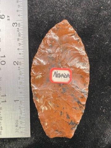 Hells Gap Ex Hoots Collection 1970's Arkansas: Hells Gap Ex Hoots Collection 1970's Arkansas Please see picture for measurement. Now taking in consignments for pre-1980 baseball cards , coins & arrowheads etc. Call anytime for details 501-590-6771