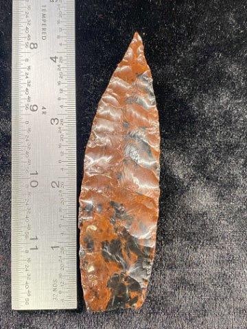 Large Obsidian Arrowhead from a collection in Northern California (1 of 4)