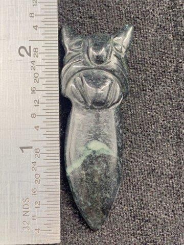 Pre Columbian Jade Axe God Pendant Mayan / Aztec (1 of 3)