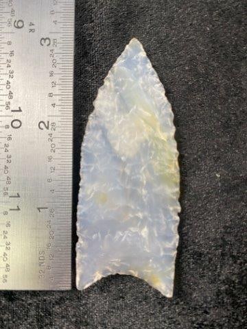 Obsidian Clovis from Colorado Ex Hoots Collection 1970's Arkansas (1 of 4)