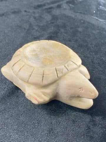 Stone Turtle Effigy Bowl from Tennessee Ex Hoots Collection 1970's Arkansas (1 of 5)