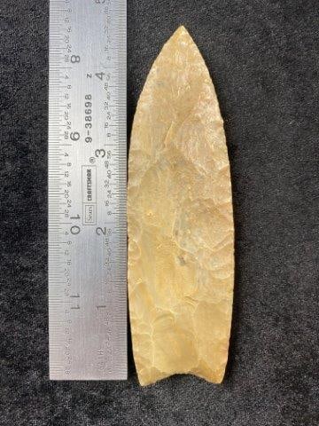 4 & 1/2" Clovis Indian Artifact Arrowhead (1 of 3)