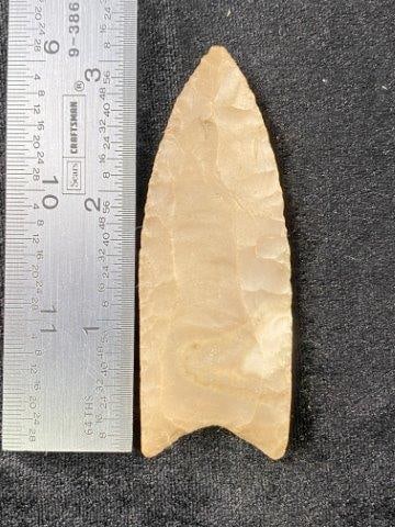 3 & 1/4" Clovis from Illinois Indian Artifact Arrowhead (1 of 3)