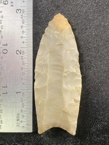 2 & 15/16" Clovis Indian Artifact Arrowhead (1 of 4)