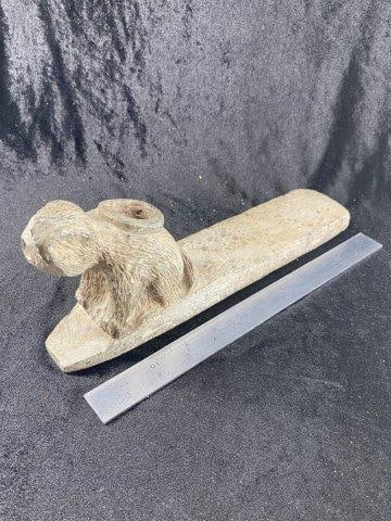 Large Rare Squirel Stone Pipe from Tennessee Indian Artifact Arrowhead (1 of 6)