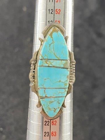 Sterling & Turquoise Ring (1 of 2)