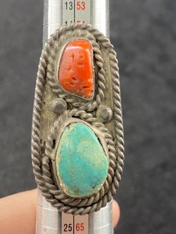 Sterling & Turquoise Ring (1 of 2)