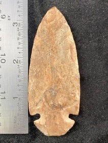 3 & 3/8" Dovetail from Missouri Indian Artifact Arrowhead ex - Hoots Collection 1970's Arkansas