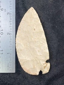 3 & 1/4" Cornertang from Missouri Indian Artifact Arrowhead ex - Hoots Collection 1970's Arkansas