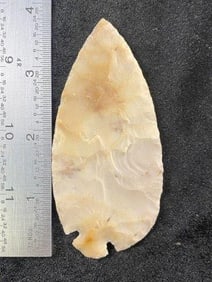 3 & 3/4" Cornertang from Texas Indian Artifact Arrowhead ex - Hoots Collection 1970's Arkansas