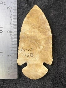 3" Dovetail from Kentucky Indian Artifact Arrowhead ex - Hoots Collection 1970's Arkansas