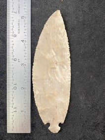 5 & 1/4" Turkeytail from Tennessee ex - Hoots Collection 1970's Arkansas Indian Artifact Arrowhead