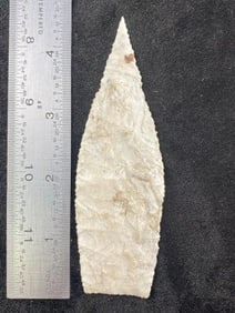 4 & 1/2" Agate Basin from Missouri Indian Artifact Arrowhead ex - Hoots Collection 1970's Arkansas