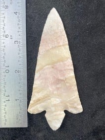 4 & 1/4" Ross Blade from Illinois Indian Artifact Arrowhead ex - Hoots Collection 1970's Arkansas