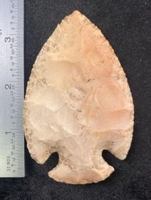 3 & 5/8" Hopewell from Missouri Indian Artifact Arrowhead ex - Hoots Collection 1970's Arkansas