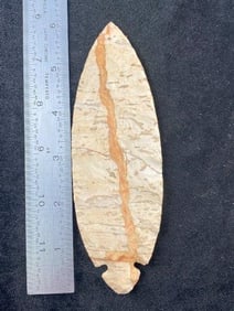 6" Turkeytail from Missouri Indian Artifact Arrowhead ex - Hoots Collection 1970's Arkansas