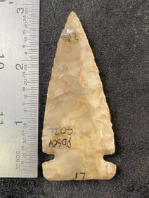 2 & 7/8" Cache River from Illinois Indian Artifact Arrowhead ex - Hoots Collection 1970's Arkansas