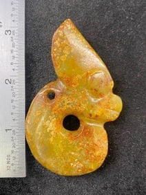 Chinese Jade Hongshan Figurine