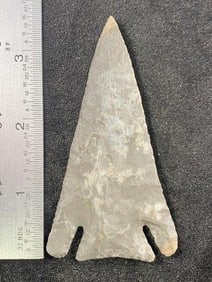 3 & 1/2" Lost Lake from Tennessee Indian Artifact Arrowhead