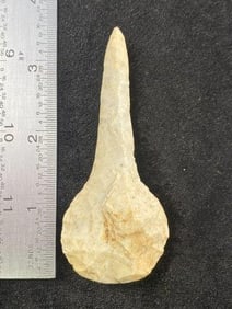 3 & 1/2" Drill from Missouri Indian Artifact Arrowhead