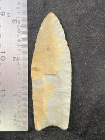 3 & 1/8" Clovis from Tennessee Indian Artifact Arrowhead