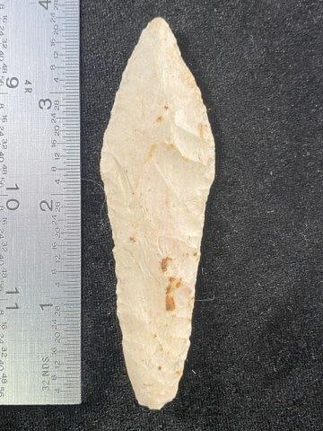 3 & 3/4" Harahay from Texas Indian Artifact Arrowhead: KEY WORDS: INDIAN ARTIFACT ARTIFACTS ARROWHEAD ARROWHEADS NATIVE AMERICAN MISSISSIPPIAN QUAPAW CADDO POTTERY COINS MORGAN DOLLAR PEACE DOLLAR SILVER COINS Arkansas. Now taking in consignments for pre-