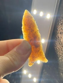 2 & 1/4" Clovis from Texas Indian Artifact Arrowhead