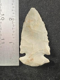 2 & 1/2" Dovetail from Missouri Indian Artifact Arrowhead
