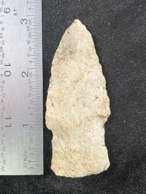 3" Scottsbluff from Missouri Indian Artifact Arrowhead